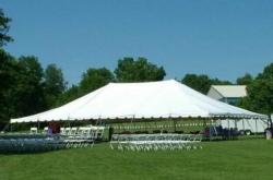 40' x 60' pole tent - sectional